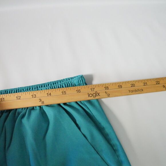 Simply Basic Womens Size M Teal Blue Pull-on Scrub Pants w Elastic Waist - Picture 8 of 10